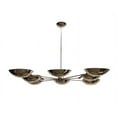 thumbnail image 5 of 8 Light Pendant Mid Century Modern Raw Brass Sputnik chandelier light Fixture, 5 of 10