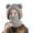 a-Grey6110, variant on VNKIDY Kids Caps Children Winter Warm Knitted Hat With Cute Animals Ears Design Solid Color Full Face Cover Cozy Hooded Beanie For Boys Girls Soft Headwear