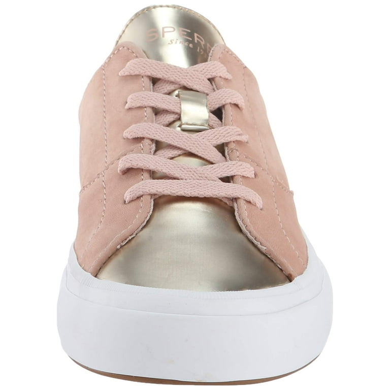 Sperry STS82605 Womens Haven Lace Up Metallic Rose Gold Shoes 8.5 B M US Women Walmart