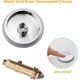 thumbnail image 3 of Desagüe Emergente Para Baño - Desagüe Para Bañera De Masaje, Jacuzzi, Latón Macizo Cromado - 43 Mm Kuyhfg Bienvenido a Kuyhfg, 3 of 4