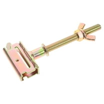 Worgeous E Tracks Spare Tire Holder Mount Wall Spare Tire Carrier Double Fittings Spare Wheel Carrier E-Tracks Rail Accessories For Trailer