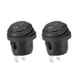 thumbnail image 1 of Interruptores de palanca redondos impermeables Uxcell para barco, coche, marinos ON/OFF AC 250V/6A 125V/10A Negro 2pcs, 1 of 4
