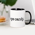 thumbnail image 3 of CafePress - Eye Candy. Mug - 11 oz Ceramic Mug - Novelty Coffee Tea Cup, 3 of 4