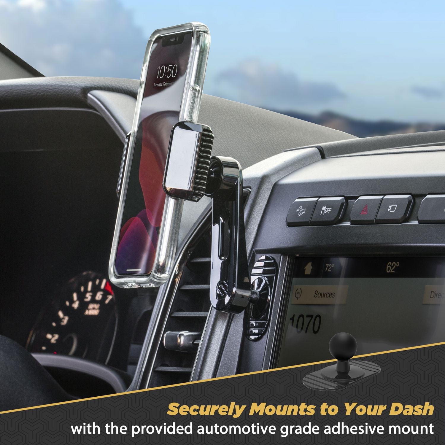 Scosche CarMount Magnetic FreeFlow Vent Mount, Mobile Device Mount