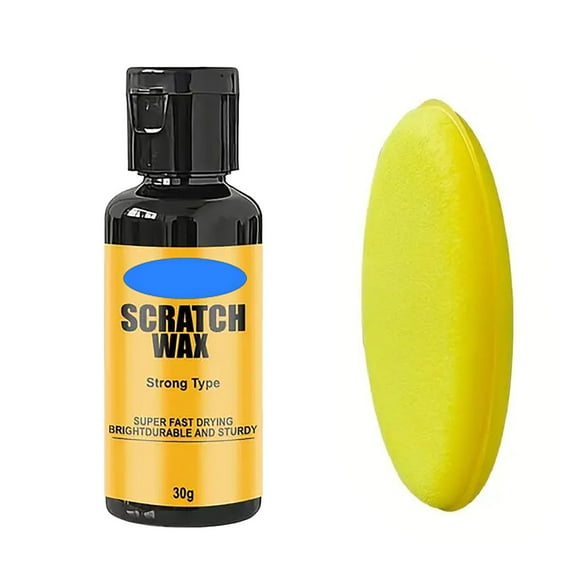 Scratch Remover For Glasses Multifunctional Glasses Re Pair Kit Lens Cleaning Kit | For Eyeglasses Sunglasses Camera Watch Window Windshield Screen Phone (30ml Solution sponge)