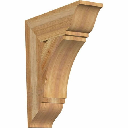 

Ekena Millwork 6 W x 20 D x 24 H Thorton Traditional Rough Sawn Bracket Western Red Cedar
