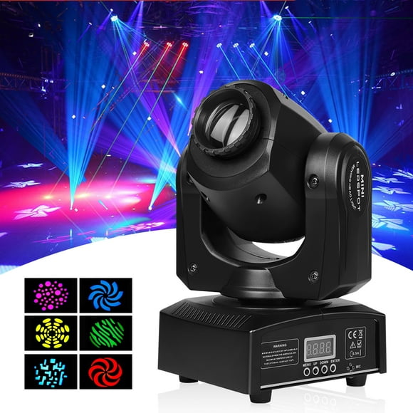 LED Beam Moving Head Light 8 Gobos 8 colors RGBW Stage Lights DMX512 Spotlights for DJ Party Disco