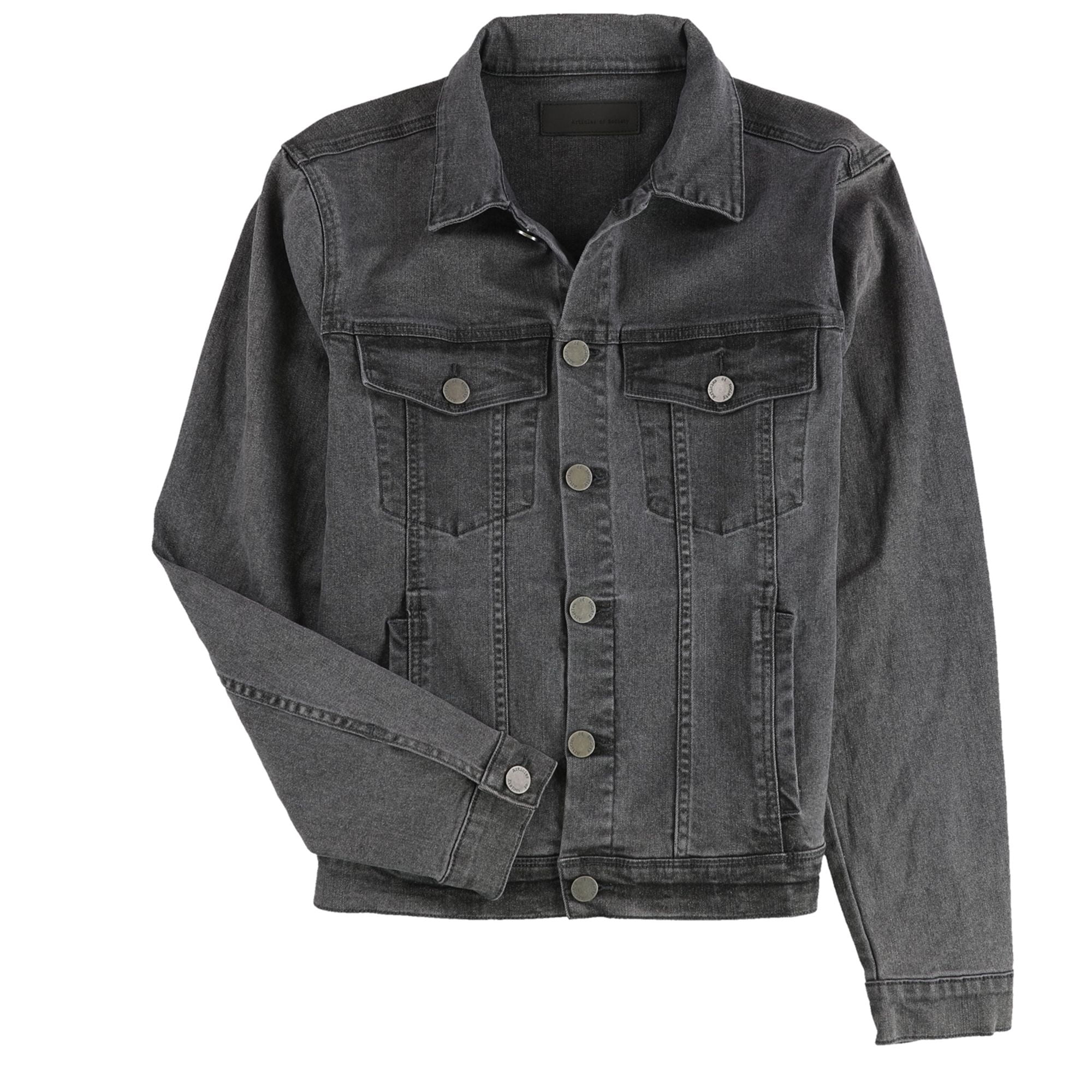 Men's Raw Denim Jacket Blue color-Red Stitch J800_R/SU-RD-XL