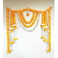 thumbnail image 1 of Artificial Marigold and Gajra Ready to Install Backdrop, 1 of 3