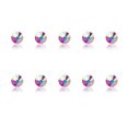 thumbnail image 1 of Nail Rhinestones Flat-Bottom Multi-faceted Sides DIY Handcraft Excellent Gloss Manicure Crystal Different Styles Mobile Phone Transparent AB, 1 of 6