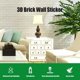 thumbnail image 3 of Adhesivo de pared 3D Paneles de pared autoadhesivos Espuma XPE Impermeable Blanco, 3 of 8