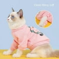 thumbnail image 2 of Sweet Pet Clothes for Cats Winter Warm Cat Costume Apparels Katten Gotas Kedi Sphynx Hoodie Sweater Puppy Cat Clothing, 2 of 6