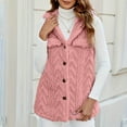 thumbnail image 4 of Pyhlmscde Women's 2025 Winter Fleece Long Vest Jackets Outerwear, Womens Tops, Puffer Vest Women, Fall Coats, 4 of 6