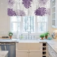 thumbnail image 1 of Purple Valances for WindowsFloral Kitchen Curtains,Dahlia Valance Curtains 54x18 Bathroom Curtains Window,Kitchen Valances for Windows,Kitchen Window Curtains Over Sink Rod Pocket Window Valances, 1 of 5