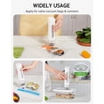 thumbnail image 3 of Syntus Vacuum Sealer Bags for Food, Food Storage Bags for Sous Vide Cooking Microwave Heating, Air Valve Zipper Bags & Zip Clips, 30 Bags (S+M+L) + 1, 3 of 8