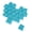 Blue, variant on Heart PC Keycaps 21 Keys OEM Profile Mechanical Accessories