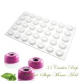 thumbnail image 4 of Injueey Molde para manualidades con azúcar para galletas de 35 cavidades, pudín de Chocolate DIY, molde de silicona para manualidades, Herramientas y accesorios para hornear Botón, 4 of 6