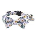 thumbnail image 4 of Collar de gato Greeniant con pajarita y campana ajustable para gatito y cachorro Numero 3, 4 of 6