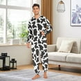 thumbnail image 3 of joogoo Cow Print Unisex Adults Onesies Pajamas Jumpsuits L, 3 of 7