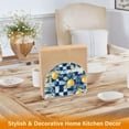 thumbnail image 6 of Yayeee Napkin Holder for Table Kitchen Paper Tissue Organization, Retro Plaid Lemon, 6 of 8
