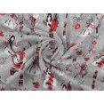 thumbnail image 6 of oneOone Rayon Gray Fabric Christmas Quilting Supplies Print Sewing Fabric By The Yard 56 Inch Wide - P0, 6 of 6