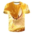thumbnail image 5 of Camiseta Kawaii Super Sonic, camiseta de manga corta con dibujos animados de juego para niños y niñas, camiseta Harajuku, camisetas para niños, camisetas divertidas, ropa para niños, 5 of 5