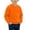 Orange, variant on SELONE Kids Crewneck Sweatshirt Plain Long Sleeve Shirts Fleece Liner Ribbed Cuffs Pullover Comfywear Clothes 1-13Y