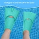 thumbnail image 4 of Aletas de natación de silicona para adultos y niños | Aletas de entrenamiento de hoja larga para natación, snorkel y buceo | Mayor flotabilidad, ajuste cómodo y suave | 1 par | 28x14x7 cm | Verde, 4 of 6