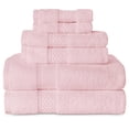 thumbnail image 1 of Gogreen Juego de Toallas de Baño 100% Algodón de 6 Piezas, 2 Toallas de Baño, 2 Toallas de Mano y 2 Toallitas, Toallas Muy Absorbentes para Baño, Gimnasio, Hotel (Rosa Ruborizado), 1 of 7