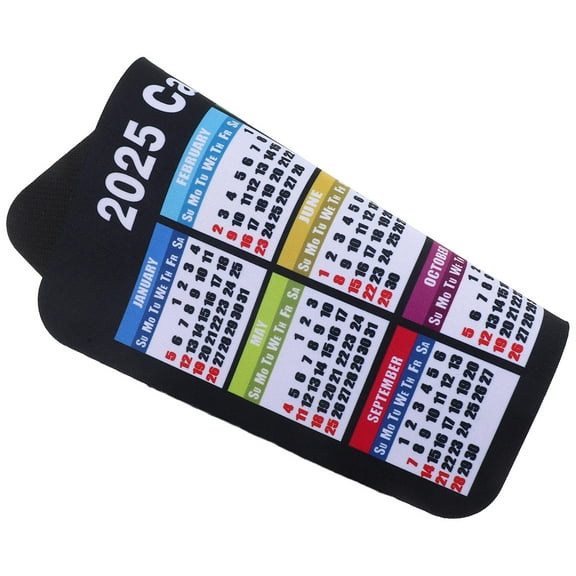 MERRYHAPY Merryhapy Black Mouse Pad Calendar Unique Fun Design for Office Space