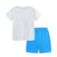 thumbnail image 4 of Tiijoy Boys Summer Outfits Casual Knit Cartoon Short Sleeve T-Shirt Shorts Set, Sizes 3-4, 4 of 5