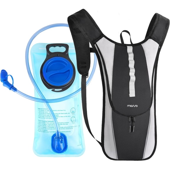 MOSISO Running Hydration Vest Backpack Hydration Pack with 2L Water Bladder
