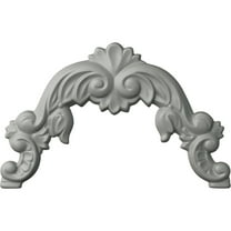 Ekena Millwork 9 7/8"W x 6 1/4"H x 1/2"P Kent Center Onlay