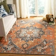 thumbnail image 2 of SAFAVIEH Classic Vintage Atanas Global Polyester Area Rug, Orange/Navy, 9' x 12', 2 of 8