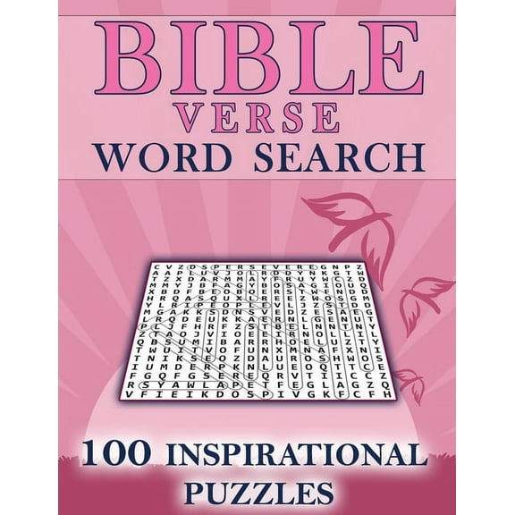 Bible Verse Word Search Large Print: Keeping Busy Word Search (Church Activities- 100 Inspirational Puzzles)