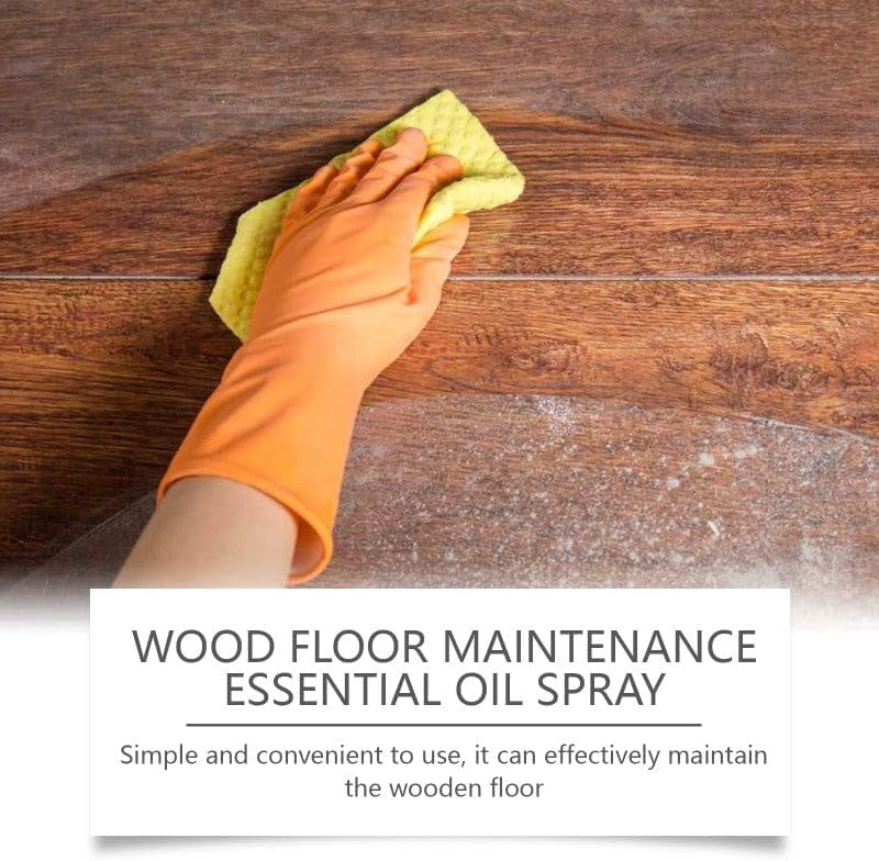 Beeswax Wood Floor Restorer Spray, Fills Scratches, Shines & Protects