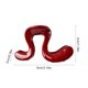 thumbnail image 3 of Pinza para el cabello para mujer, bonita pinza, no se resbala, agarre para cabello grueso, color rojo, 3 of 6