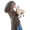 thumbnail image 2 of Marioneta de mano Folkmanis Woolly Sheep, color crema y blanco, 2 of 4