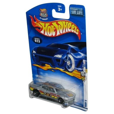 Hot Wheels Vairy 8 (2003) Mattel Collector Silver Toy Car #023