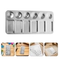 thumbnail image 1 of PAMINGONO 3Pcs Compact Metal Paint Mixing Tray for Precise Color Blending in Painting, 1 of 8