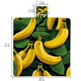 thumbnail image 2 of Banana Large Canvas Beach Blanket Picnic Mat - Waterproof Foldable Outdoor Sand Proof Mat for Travel and Camping, Lightweight and Portable, 2 of 5