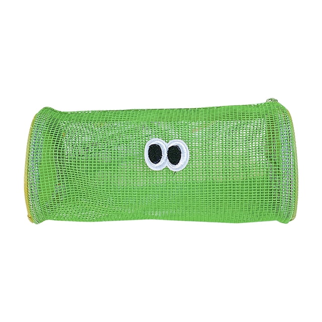 Estuche de malla transparente Txmfgh con gran capacidad - Bolsa de tela Oxford multifuncional para papelería para niños y niñas, bonito estuche para guardar útiles escolares de primaria