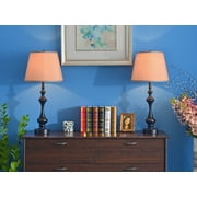 Stratton 2-Pack Table Lamp with Bronze Finish