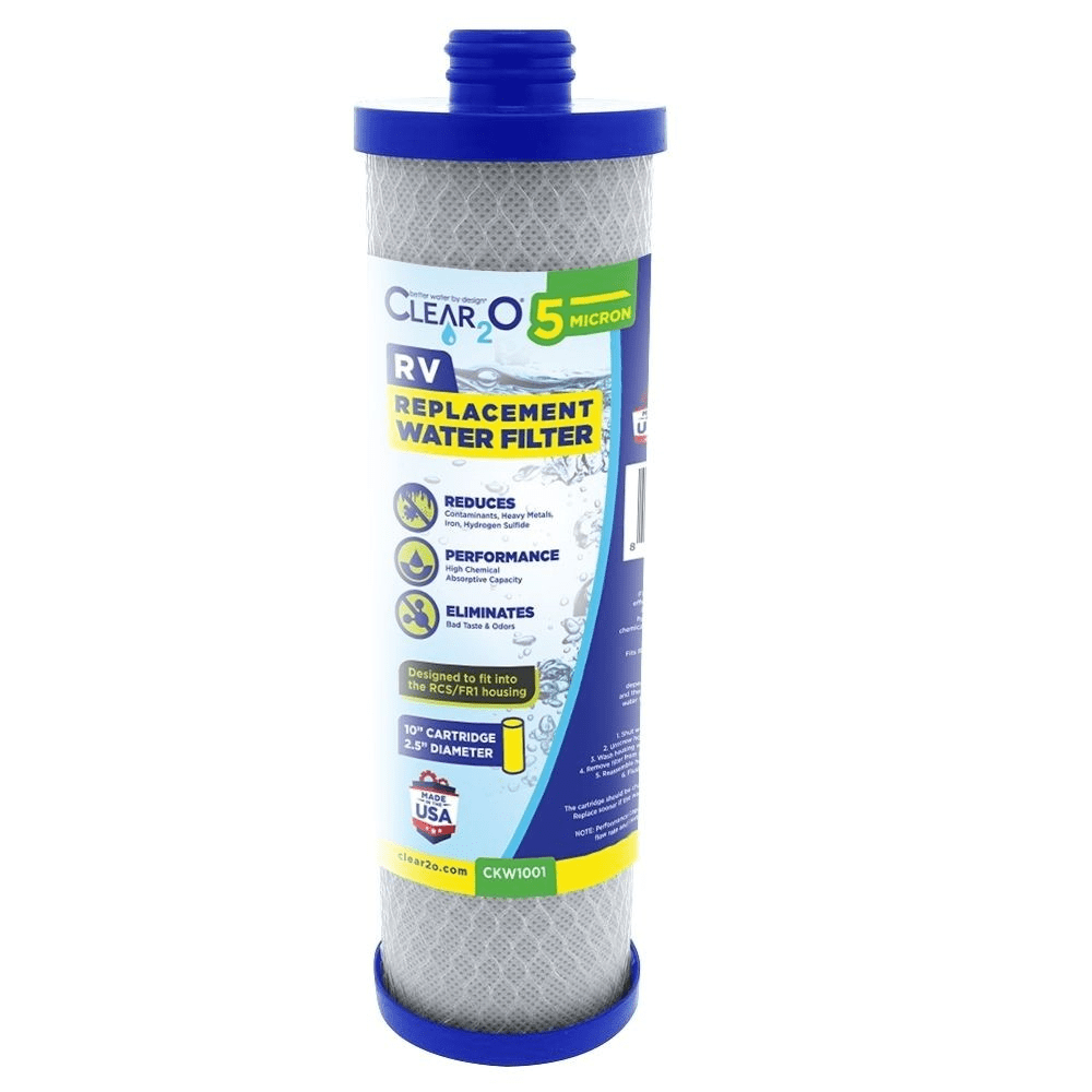 CLEAR2O CKW1001 RV Replacement Water Filter designed to fit the RCS