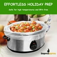 thumbnail image 2 of Impresserve Multi-Use Crock Pot Liners for 5–6 Quart Slow Cookers, BPA-Free Large Cooking Bags, Clear, 10 Count (3 Pack), 2 of 7