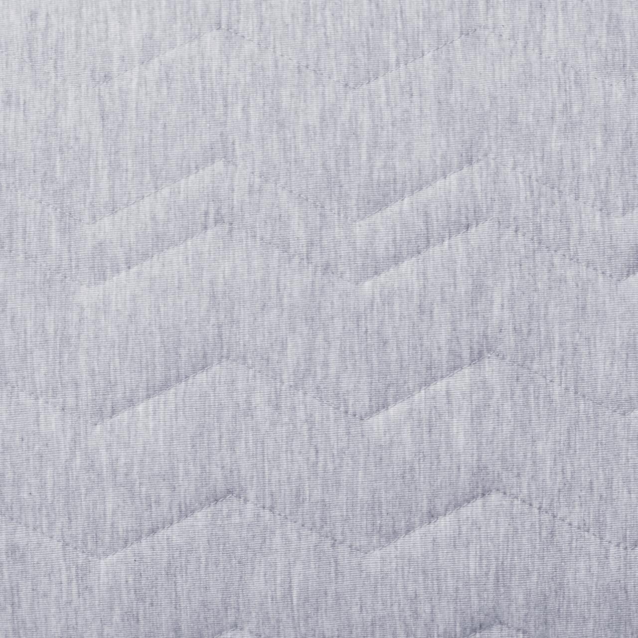 Chevron Jersey Grey Comfort Body Pillow, 52"x20"