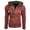 Red, variant on Men's Coats And Jackets Hooded Men's Sweater Hooded Pullover Sweatshirt Long Sleeve Knitted Jacket Red L JE
