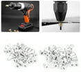 thumbnail image 3 of 100Pcs Rivet Nut Tool Kit, Aluminum Galvanized Flat Head Threaded Insert Nuts for Automotive, Mechanical and Other Equipment, 3 of 7