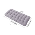 thumbnail image 3 of Seat Cushion with Thick Foam Support for Office Chairs and Long Sitting, Folding Backrest Pillow for Lumbar Comfort, Multi-Purpose Floor Chair Pad for Back, 3 of 6