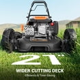thumbnail image 6 of Efurden 21" 170cc Gas Self-Propelled Lawn Mower, 3-in-1, 7-Height Adjustment, 10" Rear Wheels, 17 gal Bag, 6 of 10